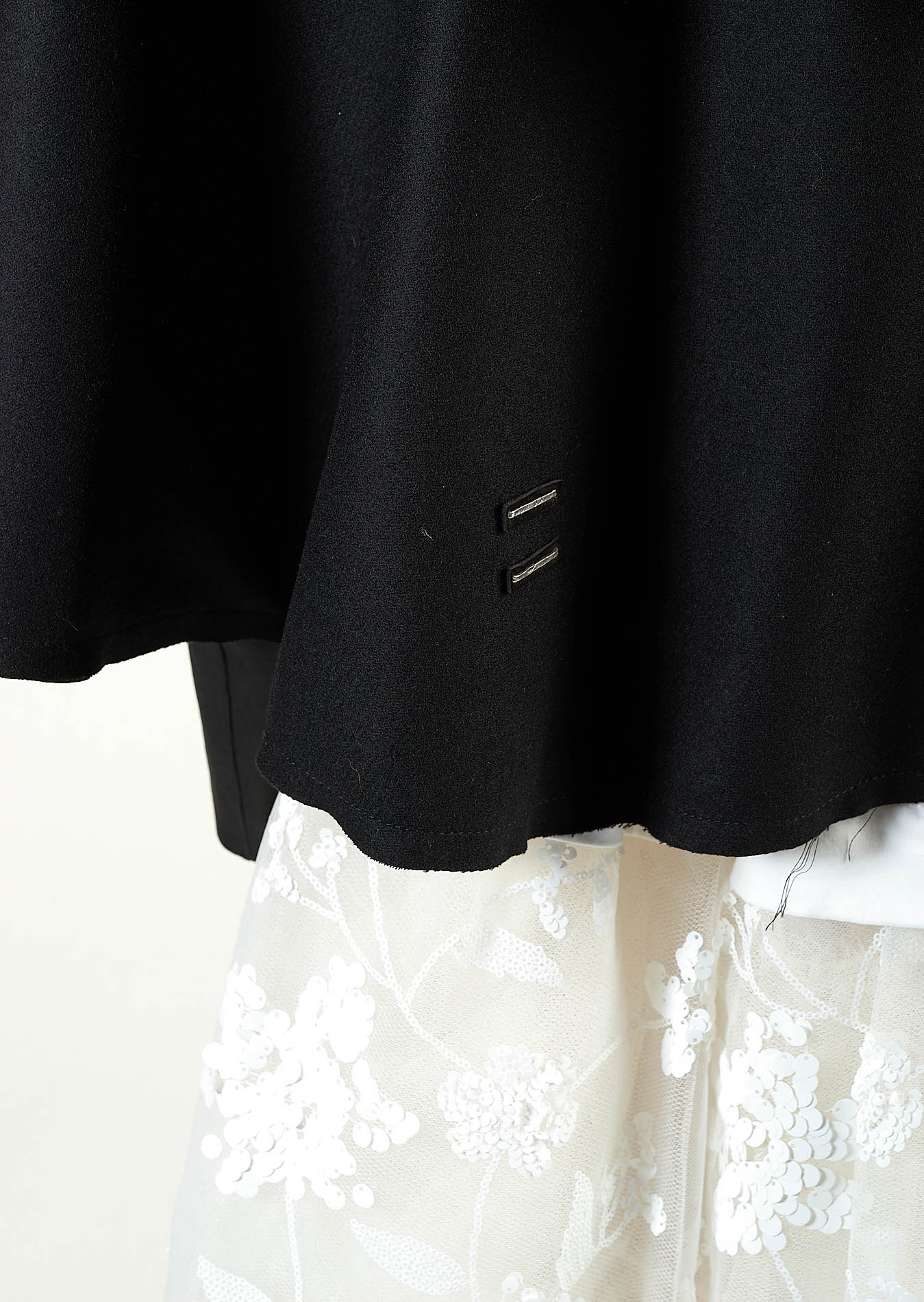 DANIELE BASTA LEATHER AND SILVER JACKET